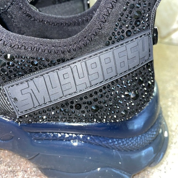 🆕 Steve Madden Maxima Trainers “Black Multi” Sneakers, 8.5 - Picture 8 of 12